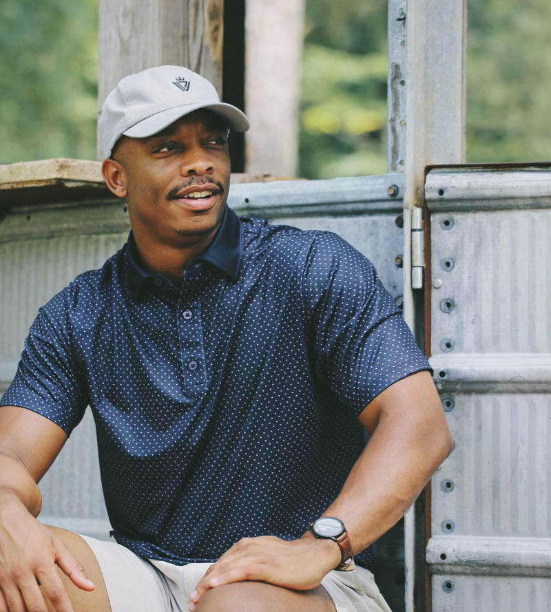 Polo shirt top polka dots